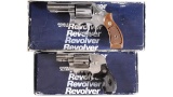 Two Smith & Wesson Double Action Revolvers with Boxes -A) Smith & Wesson Model 65-3 Revolver