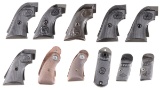 Eleven Various Size Colt Grips