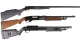Three Shotguns -A) Harrington & Richardson Topper Model 158 Single Shot Shotgun