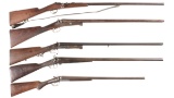 Five Shotguns -A) Belgian Bolt Action Shotgun