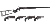 Five FMJ Firearms -A) FMJ Model DS410 Double Barrel Shotgun
