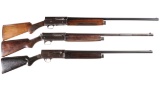 Three Semi-Automatic Shotguns -A) Belgian Browning Auto-5 Shotgun