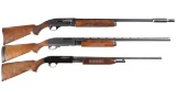 Three Shotguns -A) Remington Model 11-48 Semi-Automatic Shotgun