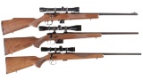 Three Scoped Bolt Action Rifles -A) Marlin Model 882 Rifle