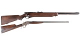 Two Rifles -A) Wards Westernfield Model 14M 491A Bolt Action Rifle