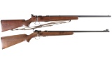 Two Bolt Action Rifles -A) Remington Model 521-T Rifle
