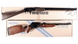 Two Taurus Rifles with Boxes -A) Taurus Model C45 Slide Action Rifle