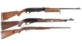 Three Remington Rifles -A) Remington Model 760 Gamemaster Semi-Automatic Rifle