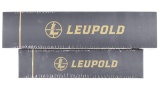 Two Boxed Leupold Scopes