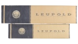 Two Boxed Leupold Scopes