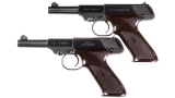 Two High Standard Semi-Automatic Pistols -A) High Standard M-101 Dura-Matic Pistol