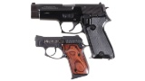 Two Semi-Automatic Pistols -A) Browning BDA Pistol