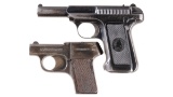 Two Pistols -A) Savage Model 1907 Semi-Automatic Pistol