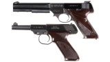 Two High Standard Semi-Automatic Target Pistols -A) High Standard Olympic Pistol with Box