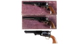 Three Reproduction Percussion Revolvers -A) Uberti/Navy Arms Model 1851 Navy 