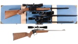 Two Thompson Center Single Shot Long Guns -A) Thompson Center TCR '83 Rifle with Accessories