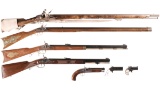 Seven Firearms -A) Navy Arms Brown Bess Flintlock Musket