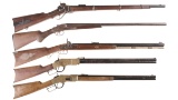 Five Long Guns -A) Shiloh New Model 1863 Percussion Rifle