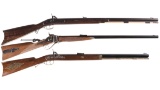 Three Contemporary Rifles -A) Lyman Great Plains Percussion Rifle
