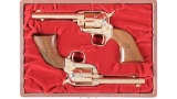 Cased Set of Colt Frontier Scout Kansas Centennial Single Action Revolvers -A) Colt Frontier Scout K