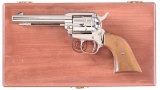 Cased Colt Frontier Scout Single Action Army Revolver with Factory Letter