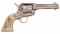 Factory Engraved Nickel Colt SAA Revolver, Documented to VL&A