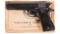 Excellent Argentine 1927 Pistol, 3x Matching Mags, Original Box