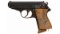RZM Marked Walther PPK Semi-Automatic Pistol with Holster