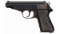 Walther PP Semi-Automatic Pistol in Scarce 9mm Kurz Caliber