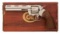Desirable Nickel Colt Python Double Action Revolver with Box