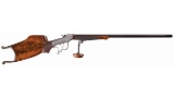 Engraved Marlin-Ballard Single Shot Rifle