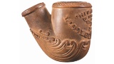 Civil War Presentation Carved Pipe Bowl