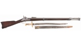 Whitney U.S. Navy Contract Model 1861 Plymouth Rifle w/ Bayonet
