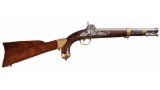 U.S. Springfield Model 1855 Percussion Pistol-Carbine with Stock