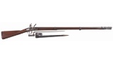 U.S. Springfield Model 1830 Flintlock Cadet Musket with Bayonet