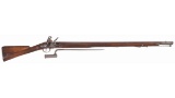 Brown Bess Flintlock Musket with Bayonet