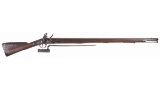 British India Pattern Brown Bess Flintlock Musket with Bayonet