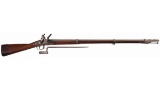 Whitney Model 1816/1822 Flintlock Musket with Bayonet