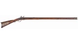 J. Fleeger Signed Flintlock American Long Rifle