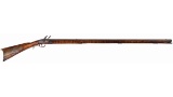 J. Ford Marked Flintlock American Long Rifle