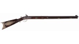 M.A. Baker Marked Half-Stock Percussion Sporting Rifle