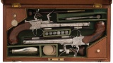 Documented Pair of Grifin & Tow Boxlock Flintlock Belt Pistols