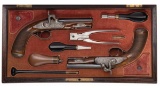 Pair of Auguste Francotte Coat Pistols