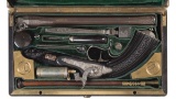 Magnificent Cased Percussion Pistol by Gastinne of Paris