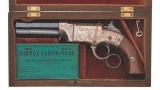 Cased Factory Engraved New Haven Arms Co. Volcanic No. 1 Pistol