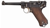 Swedish Army Mauser Banner Long Barreled Test Luger Semi-Automat