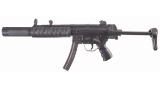 Fully Automatic Integrally Suppressed HK94 Short Barrel Rifle