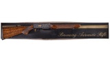 Engraved Gold Inlaid Belgium Browning BAR Grade V Magnum Rifle