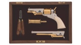Engraved Uberti Paterson Belt Model Percussion Revolver