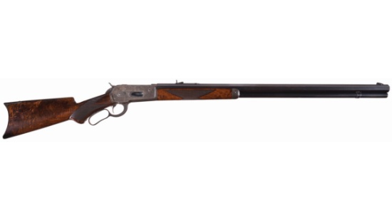 Heavy Barrel Winchester Deluxe Model 1886 Rifle, Letter